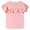 Kinder-T-Shirt Mittelrosa 128