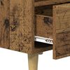vidaXL Bettschrank Altholz 40 x 35 x 47,5 cm Holzwerkstoff