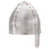 vidaXL Mittelalterlicher Ritterhelm Antik Replik LARP Silbern Stahl