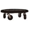 vidaXL Pflanzenroller 40 cm Durchmesser Schwarz 275 kg