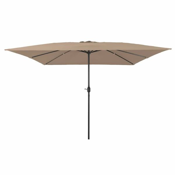vidaXL Garten-Sonnenschirm Taupe 295 x 295 x 245 cm