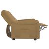 vidaXL 2-Sitzer Massagesessel Taupe Mikrofaser-Gewebe