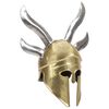 vidaXL Griechischer Krieger-Helm Antik Replik f&uuml;r LARP Messing Stahl