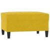vidaXL Fu&szlig;hocker Gelb 70x55x41 cm Samt