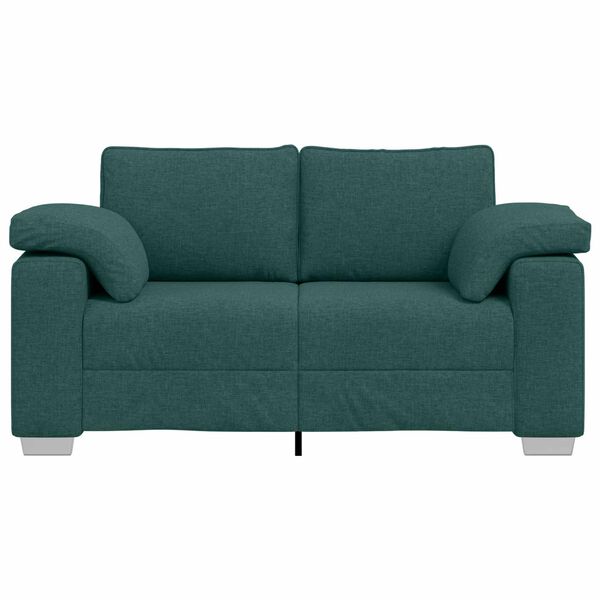 vidaXL Sofa Dunkelgr&uuml;n 160 x 80 x 82 cm Stoff