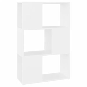 vidaXL B&uuml;cherregal Raumteiler Wei&szlig; 60x24x94 cm Holzwerkstoff
