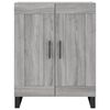 vidaXL Sideboard Grau Sonoma 69,5x34x90 cm Holzwerkstoff