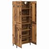 vidaXL Highboard 2 pcs Altholz Holzwerkstoff