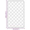 vidaXL Sommerdecke Creme 135 x 200 cm Mikrofaser und Teddy-Fleece