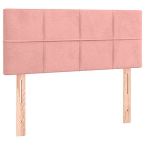 vidaXL Kopfteil Rosa 80x5x78/88 cm Samt