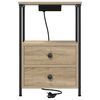 vidaXL Nachttisch Sonoma-Eiche 40 x 31 x 60 cm Holzwerkstoff