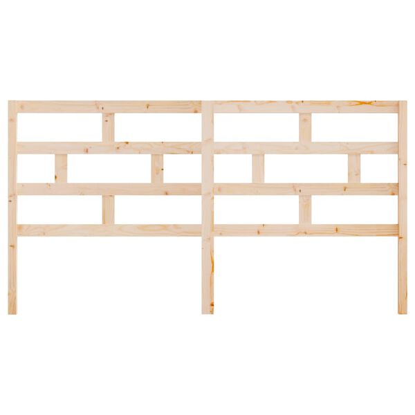 vidaXL Kopfteil 186x4x100 cm Massivholz Kiefer