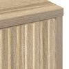 vidaXL Sideboard Sonoma-Eiche 89,5 x 33 x 82 cm Holzwerkstoff