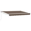 vidaXL Ausziehbare Markise Taupe 3,5 x 2 m Polyester und Aluminium