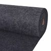 vidaXL Teppich Anthrazit 1,2 x 15 m Polyester