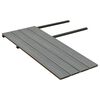 vidaXL WPC Terrassendielen mit Zubeh&ouml;r Braun und Grau 10 m&sup2; 4 m