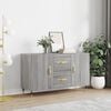 vidaXL Sideboard Grau Sonoma 100x36x60 cm Holzwerkstoff