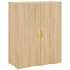 vidaXL Highboard Sonoma-Eiche 69,5x34x180 cm Holzwerkstoff