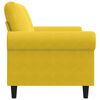 vidaXL 2-Sitzer-Sofa Gelb 120 cm Samt