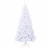vidaXL K&uuml;nstlicher Weihnachtsbaum Wei&szlig; 180 cm PVC und Stahl