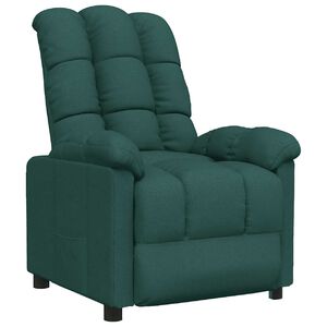 vidaXL Relaxsessel Dunkelgr&uuml;n Stoff