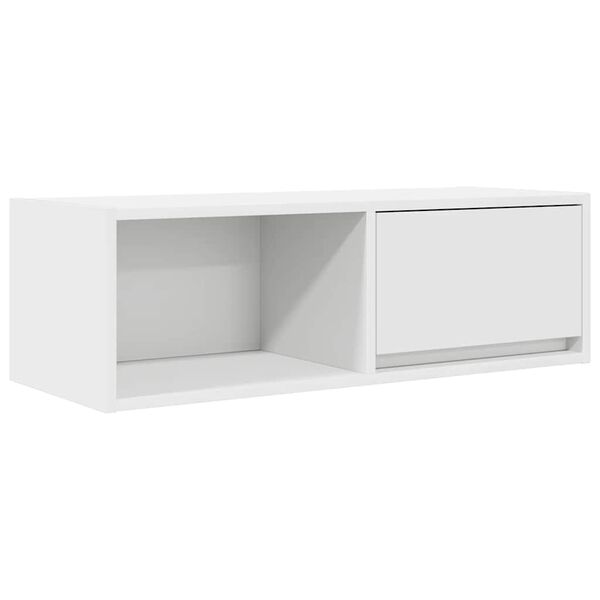 vidaXL TV-Schrank Wei&szlig; 80x31x25,5 cm Holzwerkstoff