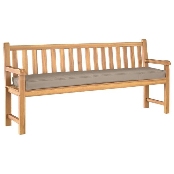 vidaXL Palettenkissen Taupe 180 x 40 x 8 cm Oxford-Stoff