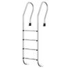 vidaXL Pool-Leiter 54x38x184,5 cm Edelstahl 304