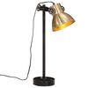 vidaXL Schreibtischlampe 25 W Antik-Messing 15x15x55 cm E27
