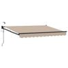 vidaXL Elektrische ausziehbare Markise Beige 3 x 2,5 m