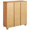 vidaXL Schrank mit Regal mit T&uuml;r Braun 80 x 35 x 95 cm Holzwerkstoff