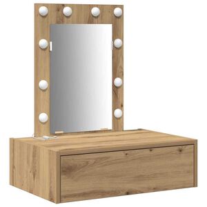 vidaXL Schminktisch Braun 60 x 40 x 70 cm Holzwerkstoff