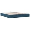 vidaXL Ottoman-Bett ohne Matratze Dunkelblau 200x200 cm Samt