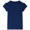 Kinder-T-Shirt Marineblau 128
