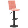vidaXL Barhocker Rosa Samt