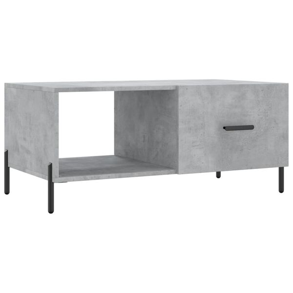 vidaXL Couchtisch Betongrau 90x50x40 cm Holzwerkstoff