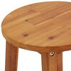 vidaXL Barhocker 2 Stk. Massivholz Akazie