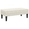 vidaXL Bank mit Kissen Creme 113 x 57 x 39 cm Samt