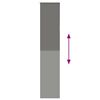 vidaXL Verdunkelungsrollo Grau 45x230 cm Stoffbreite 40,7 cm Polyester