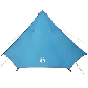vidaXL Tipi-Familienzelt 8 Personen Blau Wasserdicht