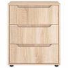 vidaXL Sideboard VISNES Sonoma-Eiche 60x40x73 cm Holzwerkstoff