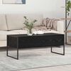 vidaXL Couchtisch Schwarz Eichen-Optik 100 x 46 x 40 cm Holzwerkstoff