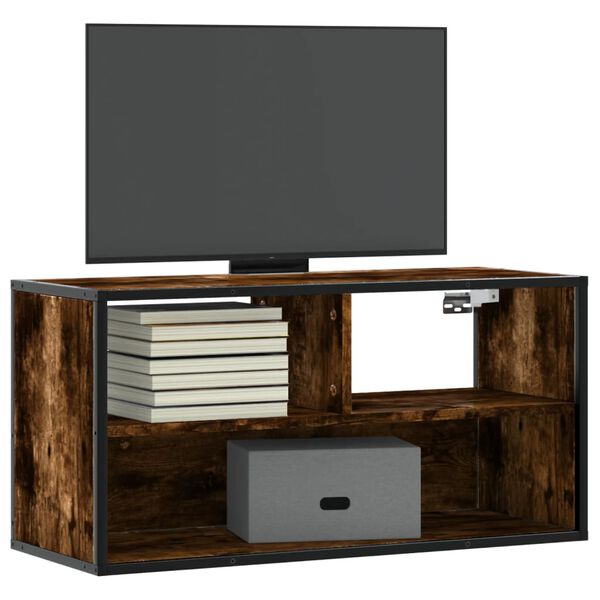 vidaXL TV-Schrank R&auml;uchereiche 80x31x39,5 cm Holzwerkstoff und Metall