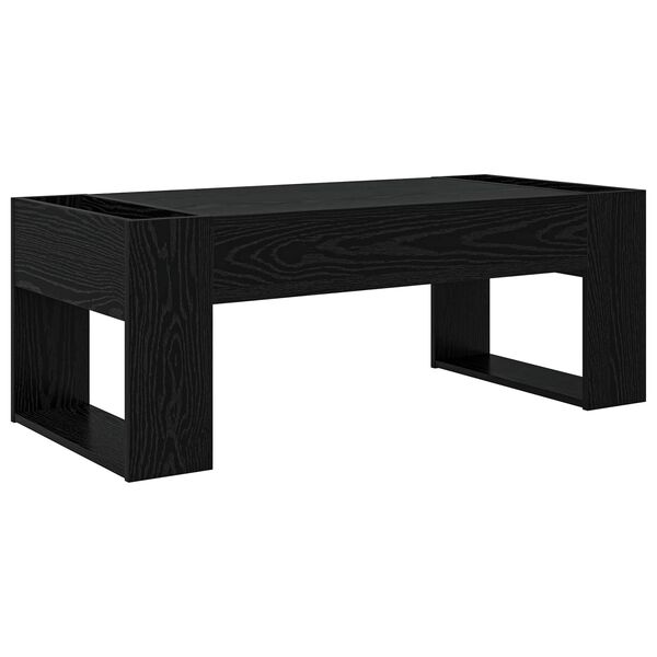 vidaXL Couchtisch Schwarz Eichen-Optik 110 x 50 x 41 cm Holzwerkstoff