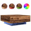 vidaXL Couchtisch Altes Holz und Blau 80 x 80 x 31 cm Holzwerkstoff