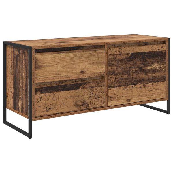 vidaXL TV-Schr&auml;nk Altholz 100 x 36 x 49.5 cm Holzwerkstoff