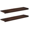 vidaXL Treppenstufen 2 stk. 90 x 25 x 2 cm Dunkelbraun