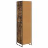 vidaXL Warderobe 2 pcs Raucharbe 50 x 50 x 200 cm Holzwerkstoff