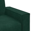 vidaXL 3-Sitzer-Sofa Dunkelgr&uuml;n 220x78x84 cm Samt