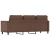 vidaXL 3-Sitzer-Sofa Braun 180 cm Kunstleder